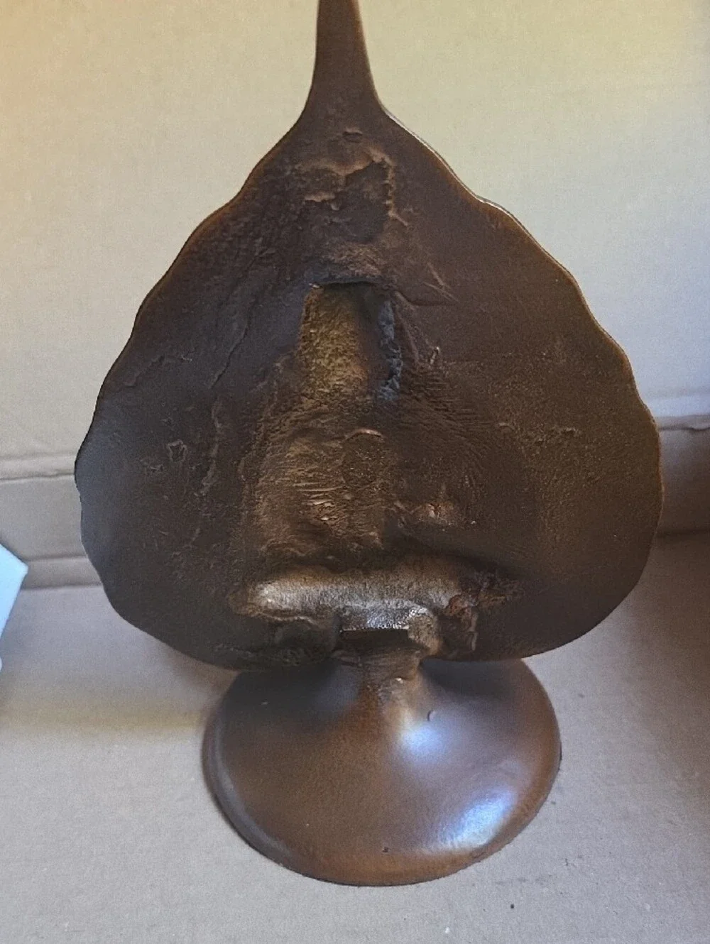 Target Brown Buddha Leaf Sculpture Incense Dish